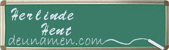 Herlinde Hent Visitenkarte